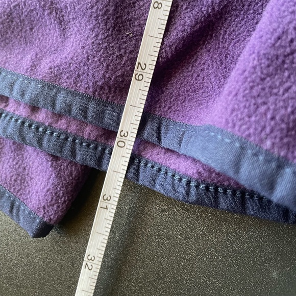 Avenue Women’s Size 18 Purple & Blue Color Block Polar Fleece Pullover - Picture 14 of 15